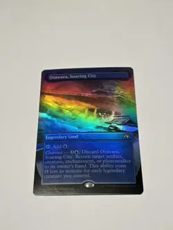 Otawara, Soaring City 414 Borderless Foil Kamigawa Neon Dynasty NEO MTG Magic NM - Image 1
