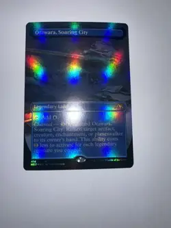 Otawara, Soaring City 414 Borderless Foil Kamigawa Neon Dynasty NEO MTG Magic NM - Image 2