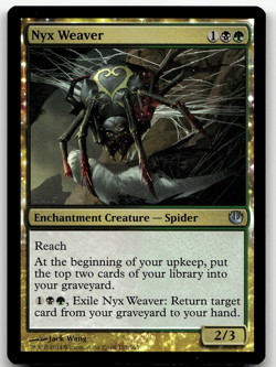 MTG Nyx Weaver Journey into Nyx 153/165 FOIL Uncommon - Image 1