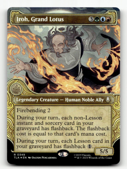 FOIL - MTG - Iroh, Grand Lotus (Showcase) #349 - Avatar: The Last Airbender - Image 1