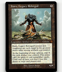 MTG Karn, Legacy Reforged (Retro Frame) 99 MOM: The Aftermath - Image 1