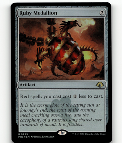 FOIL - MTG Ruby Medallion #295 - Modern Horizons 3 - Image 1