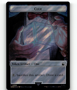 MTG Alien Clue (0054) Double-Sided Token (Surge Foil) - UB: Doctor Who - Image 2