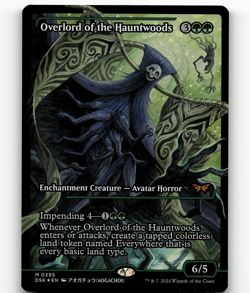 FOIL - MTG Overlord of the Hauntwoods (Showcase) #395 Duskmourn: House of Horror - Image 1