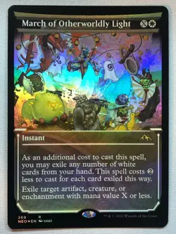 MTG Kamigawa: Neon Dynasty March of Otherworldly Light (Showcase) 369 Foil NM/M - Image 1