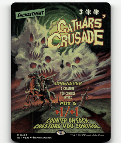 FOIL - MTG Cathars' Crusade (Showcase) #483 - Innistrad Remastered - Image 1