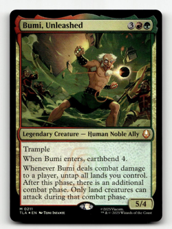 FOIL - MTG - Bumi, Unleashed #211 - Avatar: The Last Airbender - Image 1
