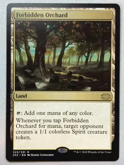 MTG Double Masters 2022 Forbidden Orchard 323 NM/M - Image 1
