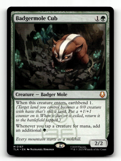 MTG - Badgermole Cub #167 - Avatar: The Last Airbender - Image 1