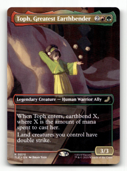 MTG - Toph, Greatest Earthbender (Borderless) #70 Avatar: The Last Airbender - Image 1