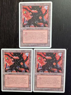 Mishra's Factory Set of 3 * 4TH EDITION * NM/MT ALL UNPLAYED * Magic MtG - Image 1