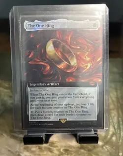 Magic: The Gathering Final The One Ring Extended Art Surge Foil Lord of Rings - Image 1