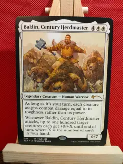 Baldin, Century Herdmaster - Universes Within Promo - Rare - NM - MTG - Image 1
