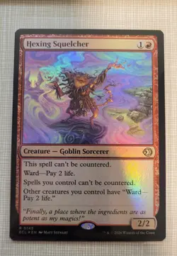FOIL Hexing Squelcher R 145 - Lorwyn Eclipsed MTG ECL Rare - Image 1