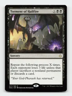 Torment of Hailfire Hour of Devastation Magic The Gathering MTG Card - Image 1