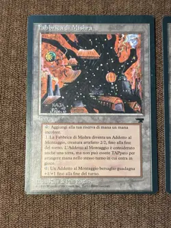 Mishra's Factory x3 ITALIAN Renaissance, Fabbrica di Mishra UNPLAYED (NM) MTG - Image 2