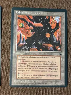 Mishra's Factory x3 ITALIAN Renaissance, Fabbrica di Mishra UNPLAYED (NM) MTG - Image 4