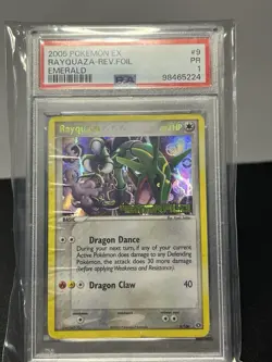 2005 Pokemon Ex Rayquaza Reverse Foil PSA 1 - Image 1
