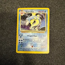 Pokemon Gyarados Holo Rare TCG Card Base Set 6/102 Near Mint Condition - Image 4