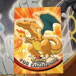 1999 Topps Pokemon Charizard - #06 - Non-Holo TV Series 1 Blue Logo NM - Image 1