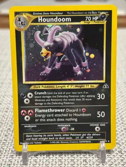 2001 Pokemon #4/75 Houndoom (Neo Discovery) Holo - NM - Image 1