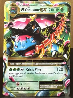 Pokemon Pokemon TCG M (Mega) Venusaur EX 2/108 Evolutions Holo Ultra Rare Card - Image 1
