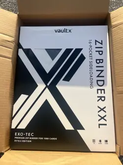 VaultX SV10.5 XXL 16 Pocket Binder Pokemon Black Bolt & White Flare New Sealed - Image 1