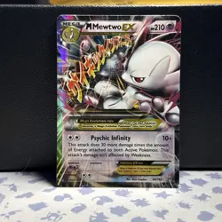 M Mewtwo EX 64/162 - XY BreakThrough Ultra Rare Holo Pokemon TCG LP - Image 1