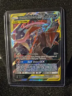 Pokemon Greninja & Zoroark GX Holo Card 107/214 Sm-Unbroken Bonds Tag Team - Image 1