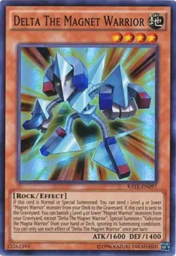 Delta The Magnet Warrior - RATE-EN097 - Super Rare - Unlimited Edition x1 - Near - Image 1