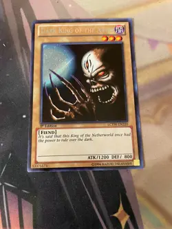 YUGIOH - DARK KING OF THE ABYSS - SECRET RARE - NM - 1ST ED - LCYW - Image 1