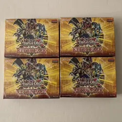 Lot of 4 - Yugioh Yu-Gi-Oh! RETRO PACK Mini Booster Box New Sealed 2024 - Image 1
