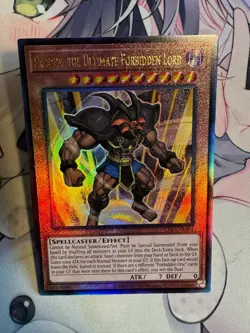 Yugioh Asian English CR05-AE001 Exodius the Ultimate Forbidden Lord Ultimate ra - Image 1