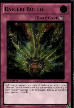 Raigeki Bottle NA 1st Ed Ultimate Rare GENF-EN079 Yu-Gi-Oh! - Image 1