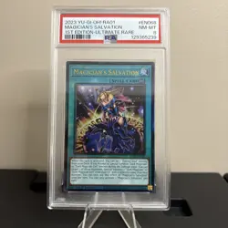 2023 Yugioh Psa 8 Magicians Salvation 1st Ed Collector Rare Ra01-En068 - Image 1