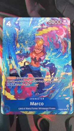Marco Alt Art PRB02-008 Premium Booster Foil SR One Piece Tcg Ccg - Image 1