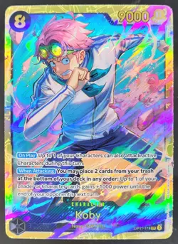 2025 One Piece A Fist of Divine Speed Koby #OP11-119 BK3 - Image 1