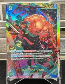 One Piece TCG Wings of the Captain Roronoa Zoro SEC OP06-118 - Image 1