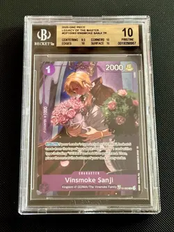 One Piece Legacy of the Master Op12 English TR Vinsmoke Sanji BGS 10 OP10-063 - Image 1