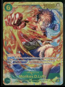 Monkey.D.Luffy OP13-118 SEC Carrying On His Will One Piece English - Image 1