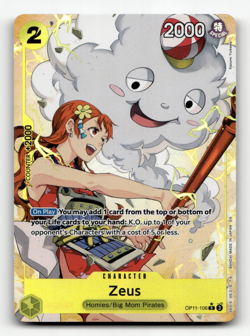 One Piece CCG Zeus (Alternate Art) OP11-106 - A Fist of Divine Speed - Image 1