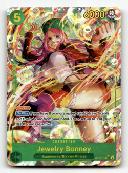 One Piece CCG Jewelry Bonney (118) (Alternate Art) - Legacy of the Master - Image 1