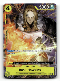 One Piece CCG Basil Hawkins - (Alternate Art) - The Best - Vol. 2 (PRB-02) - Image 1