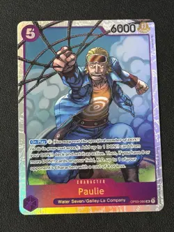 One Piece TCG Pillars of Strength Paulie OP03-066 SR English NM - Image 1