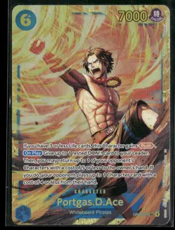Portgas.D.Ace OP13-119 SEC Carrying on His Will One Piece ENGLISH - Image 1