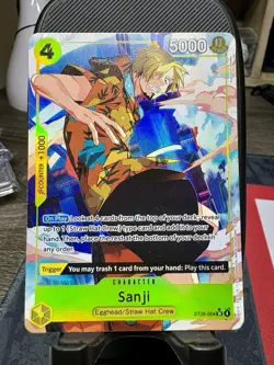 Sanji (Full Art) ST29-004 SR Starter Deck 29: Egghead Foil One Piece TCG - Image 1