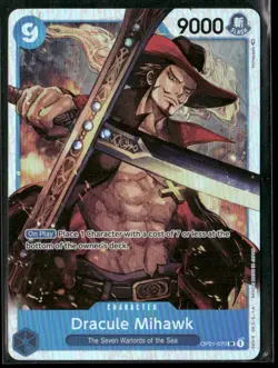 Dracule Mihawk - OP01-070 SR - One Piece Holo Foil English - Image 1
