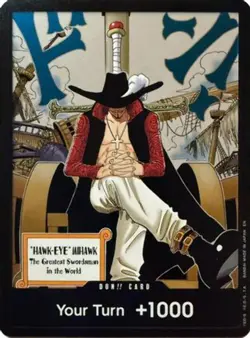 DON!! Card (Dracule Mihawk) DON!! - One Piece The Azure Sea's Seven - Image 1