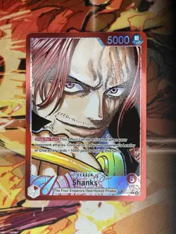 OP09-001 Shanks Leader Alt Art One Piece Card Game English TCG - Image 1