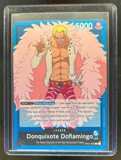 2022 One Piece Romance Dawn Donquixote Doflamingo Alternate Art #OP01-060 - Image 1